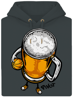 Pivot unisex mikina premium Charcoal