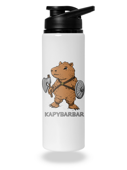 Kapybarbar flaša na vodu White