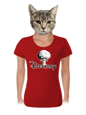Destroy dámske tričko Red Mal