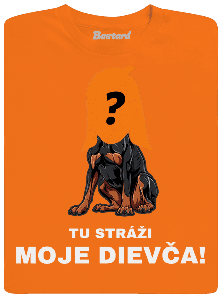 Tu strážim ja pánske tričko Orange