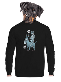 unisex mikina bez kapucne