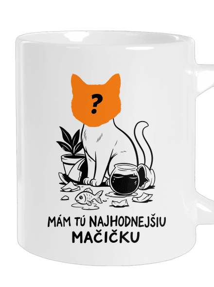 Mám najhodnejšiu mačičku veľký hrnček White