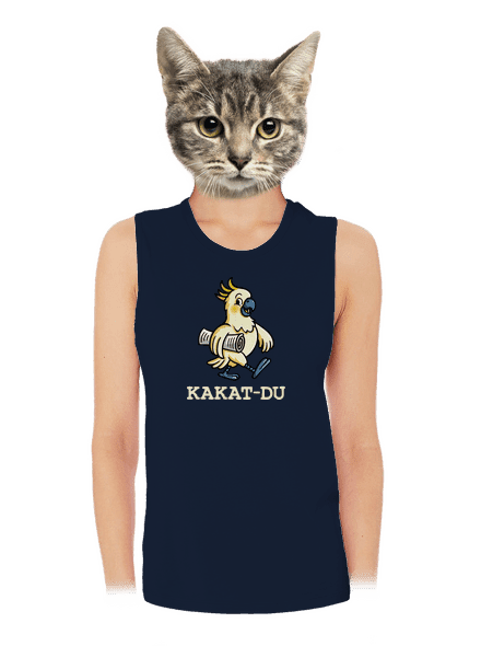 Kakat-du dámske tielko voľné Navy