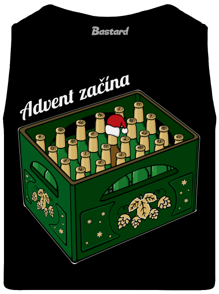 Advent začína pánske tielko Black