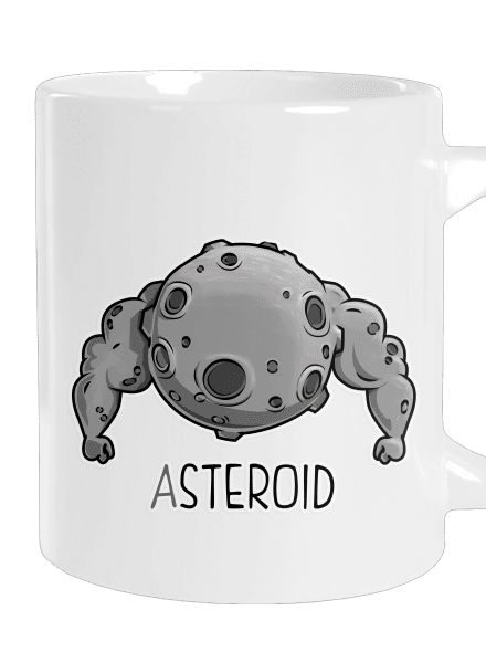 Asteroid veľký hrnček White