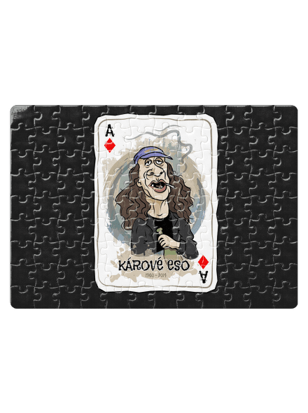 Kárové eso puzzle White
