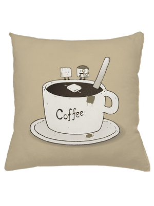 Kto zabil cukrík? vankúš Beige