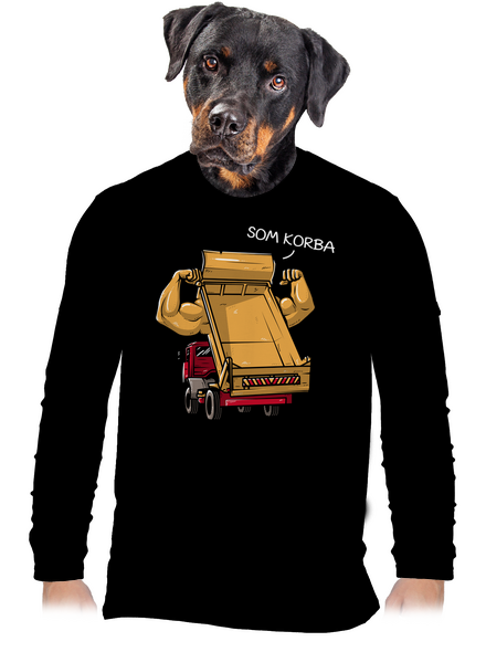 Korba pánske dlhý rukáv Black