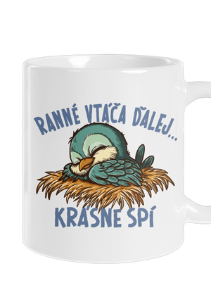 Ranné vtáča spí klasický hrnček White