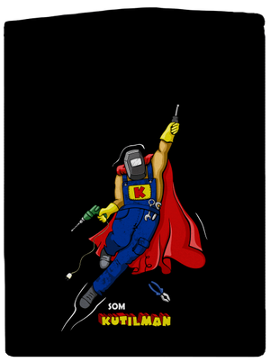 Kutilman dámska mikina na zips Black