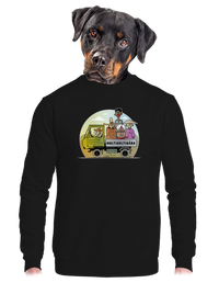 unisex mikina bez kapucne