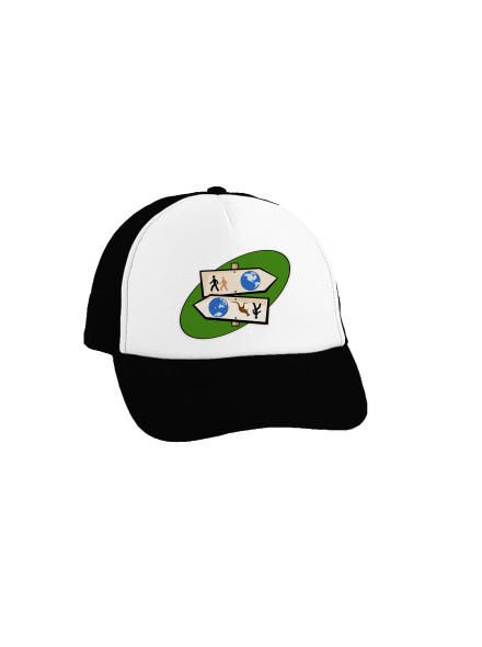 Diaľkový pochod šiltovka truckerka Black cap