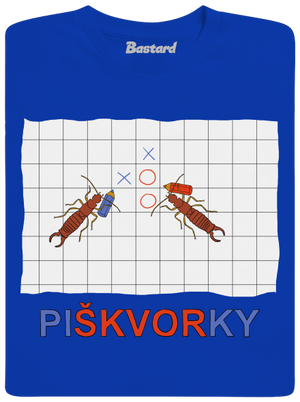 Škvorí piškvorky detské tričko Royal Blue