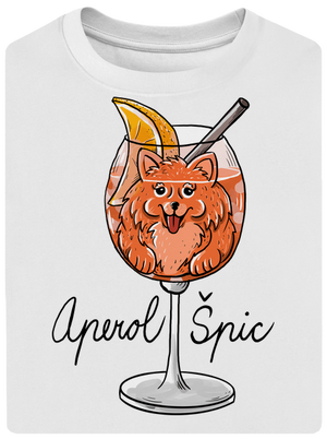 Aperol Špic unisex tričko oversized White