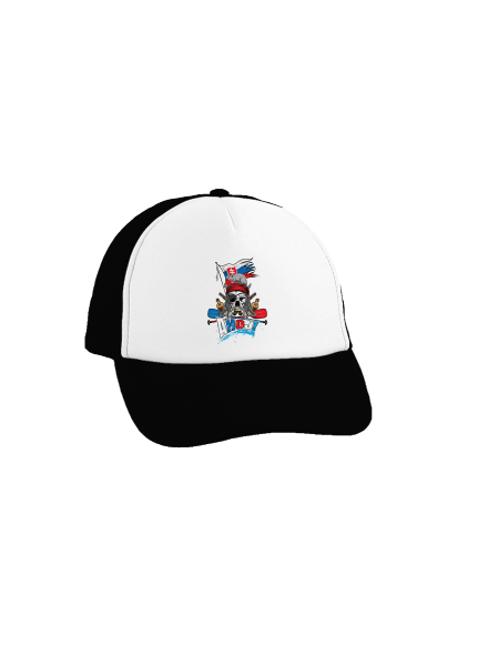 Ahoj šiltovka truckerka Black cap