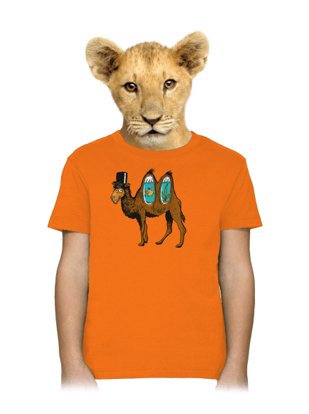 Ťavie tajomstvo detské tričko Orange