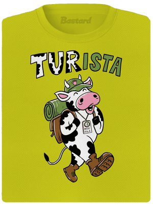 Tur na cestách dámske športové tričko Neon Yellow