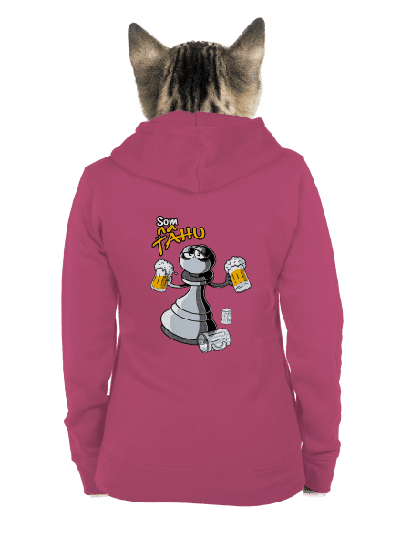 Na ťahu dámska mikina na zips Magenta