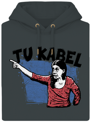 Tukabel unisex mikina premium Charcoal