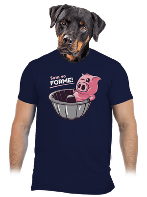 Vo forme pánske tričko Navy