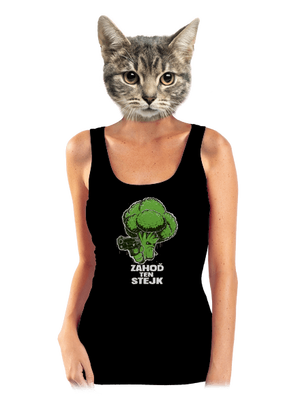 Zahoď ten stejk dámske tielko klasické Black