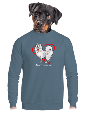 unisex mikina bez kapucne