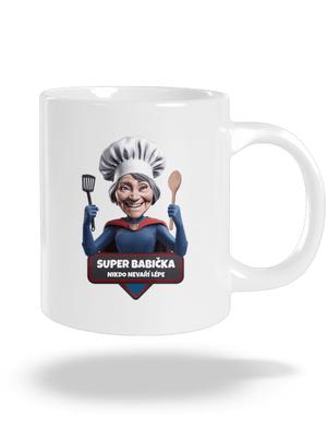 Super babička veľký hrnček White