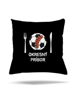 Okresný príbor vankúš Black