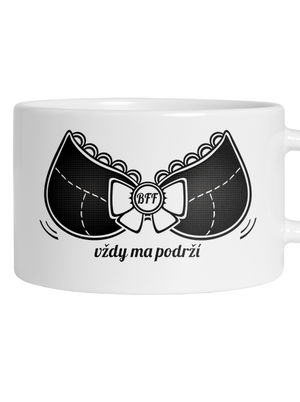 Podprsenka hrnček makronka White