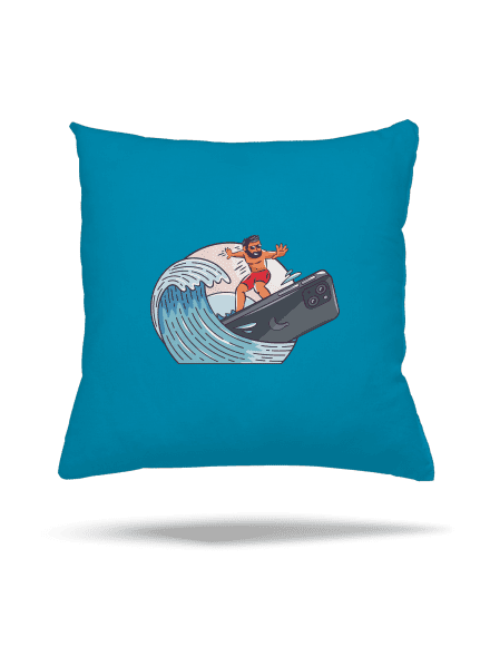 Som surfer vankúš Blue Turquoise