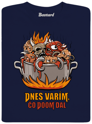 Čo Doom dal pánske tričko Navy