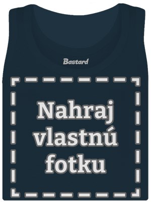 Vlastná potlač dámske tielko klasické Navy