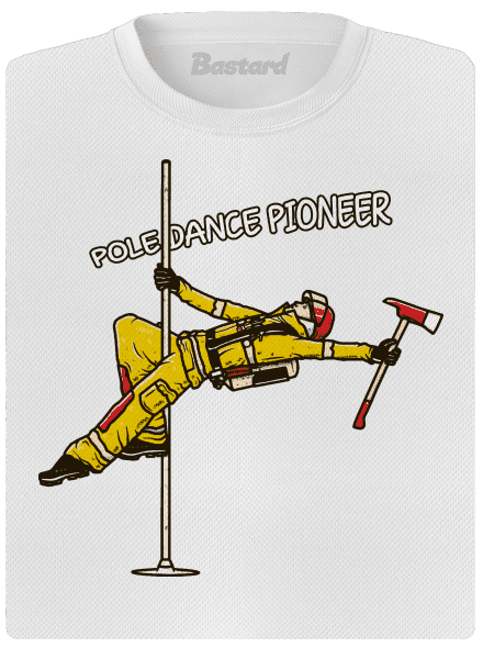 Pole Dance by Dežik dámske športové tričko White