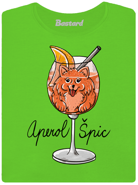Aperol Špic dámske tričko Apple Green