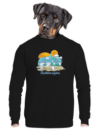 unisex mikina bez kapucne