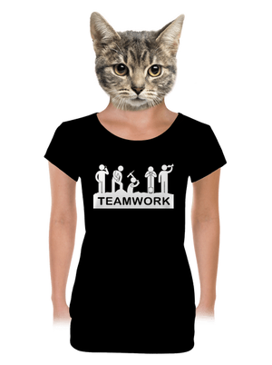 dámske tričko s lemom