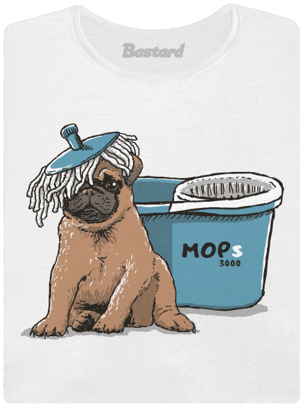 Mops dámske tričko White