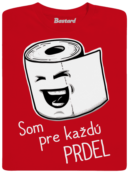Prdel pánske tričko Red