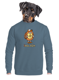 unisex mikina bez kapucne