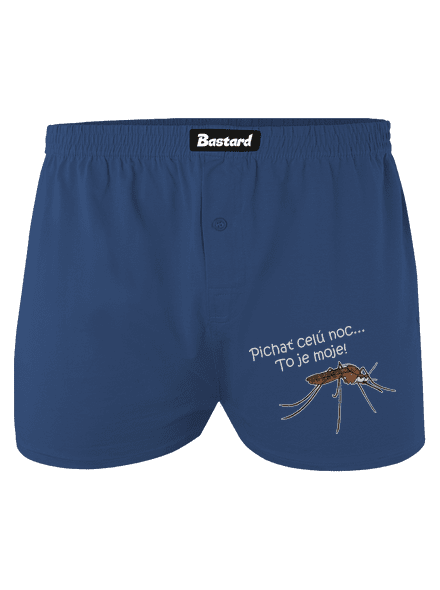 Komár s výdržou pánske trenky Blue