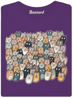 Nájdi čerta dámske tričko prémium Purple