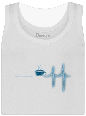 Coffee help dámske tielko klasické White