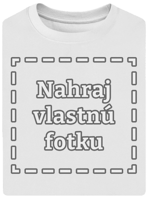 Vlastná potlač unisex tričko oversized White