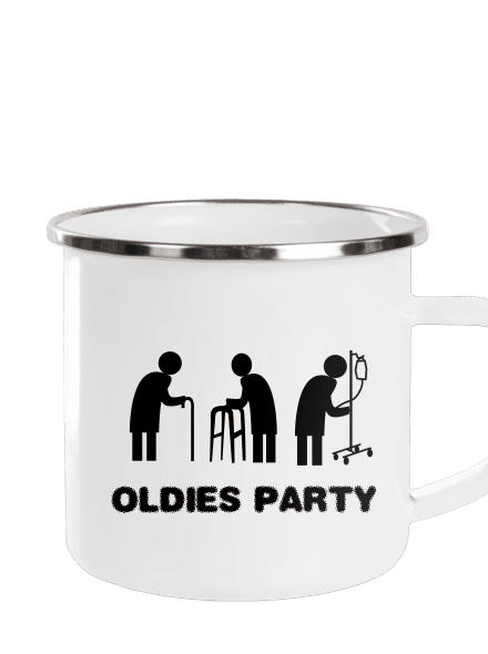 Oldies party plecháčik White