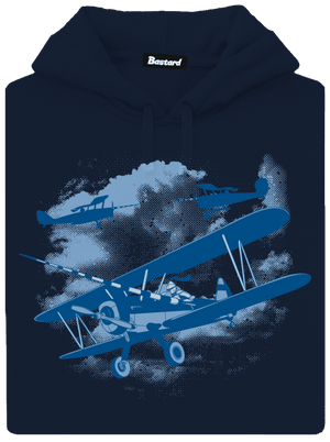 Rytieri nebies pánska mikina klokanka Navy