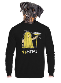 unisex mikina bez kapucne
