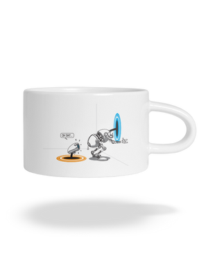 Portal hrnček makronka White