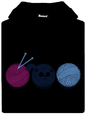 Klbko pánska mikina klokanka Black