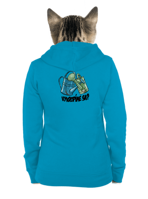 dámska mikina na zips