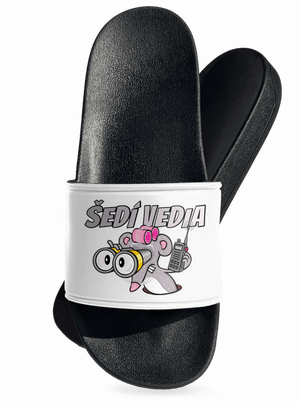 Šedí vedia - myš šľapky White